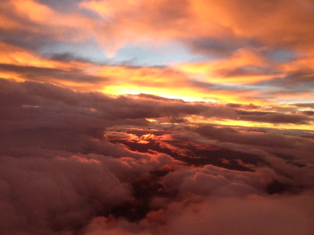 Not a bad way to start the day...Nathan Caron shared this gorgeous photo of a sunrise between Casper and Denver.